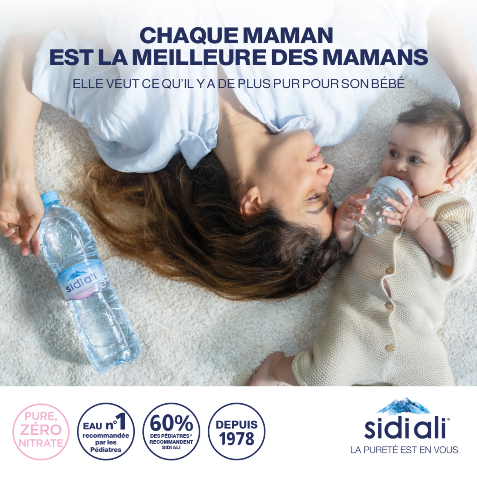 SIDI ALI RESTE L’EAU MINÉRALE NATURELLE LA PLUS RECOMMANDÉE PAR LES PÉDIATRES AU MAROC