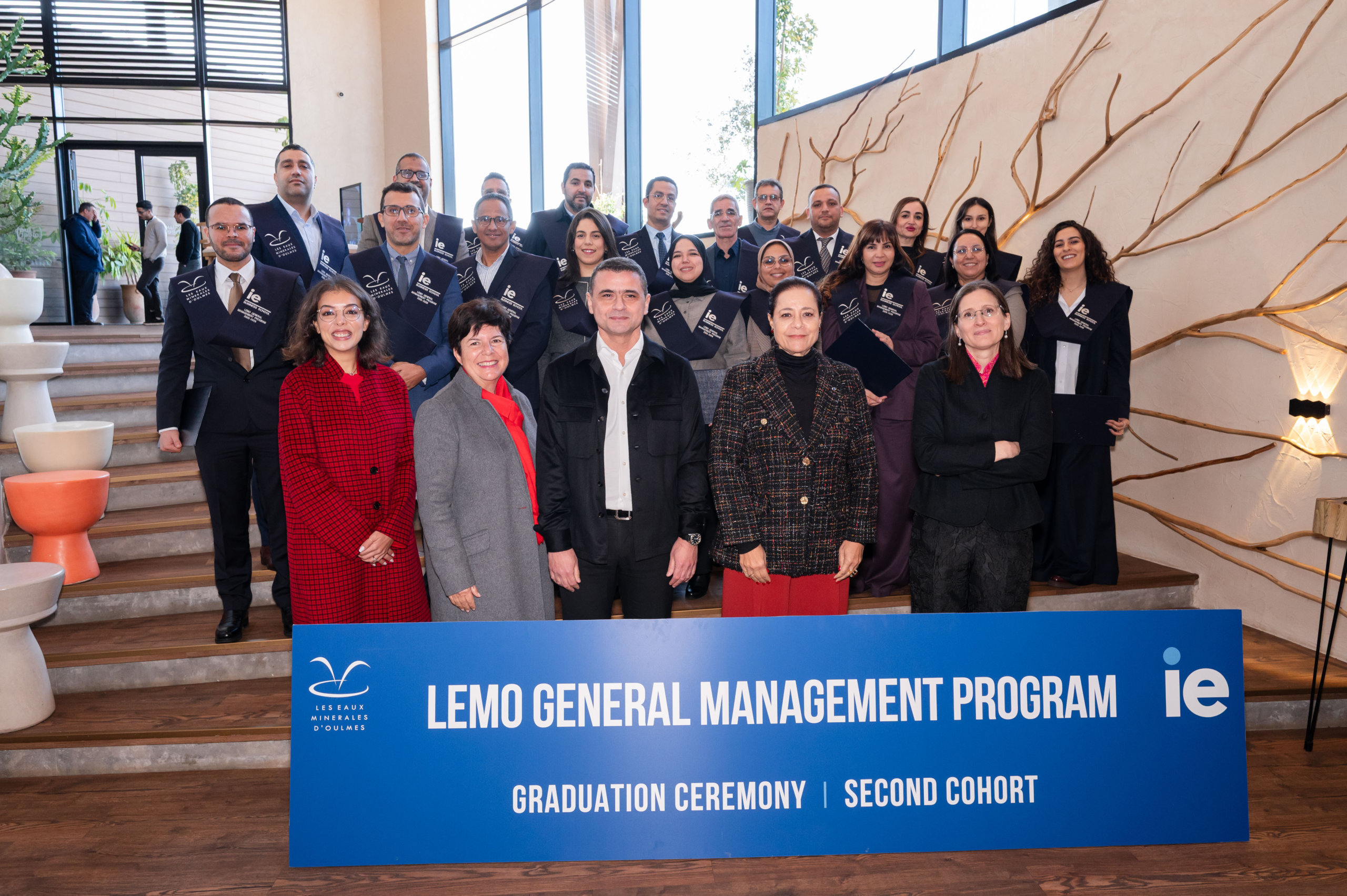 Les Eaux Minérales d’Oulmès a tenu la cérémonie de soutenance, suivie de la remise des diplômes de la 2ème promotion du LEMO General Management Program.